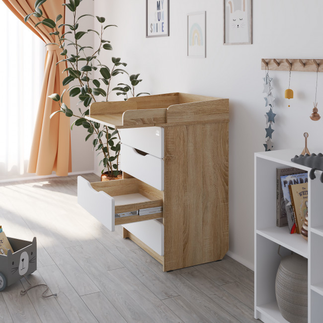 Комод серия Сириус WOOD 604 дуб сонома