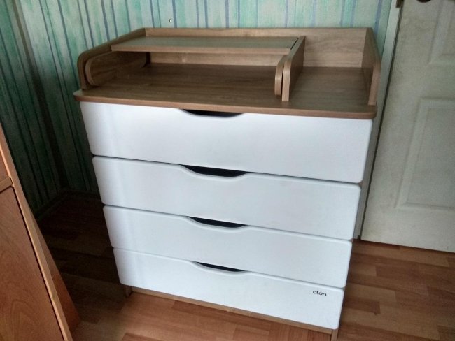 АТОН Комод Сириус-2 WOOD 804 ПВХ дуб канзас