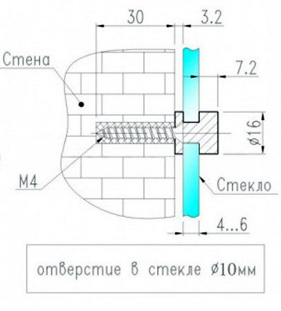 Прозрачный фартук для кухни из монолитного поликарбоната 840*1000*3 мм