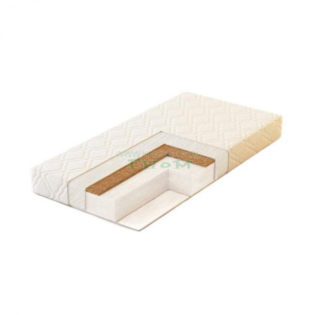 Матрас для новорожденных Plooma 3 HC bamboo/холлкон/кокос